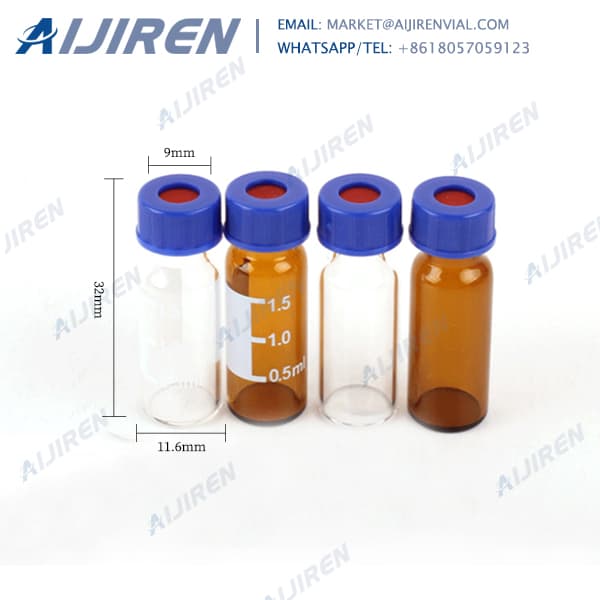 OEM sample vials HPLC clear 2ml vial with ptfe liner pp cap Sigma